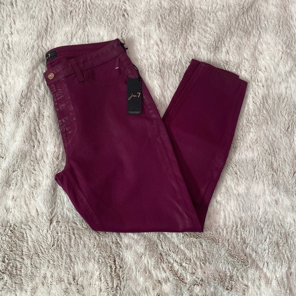 7 For All Mankind Women Skinny Jeans | 7 For All Mankind Ankle Skinny Jean Sz 10 - Picture 13 of 16